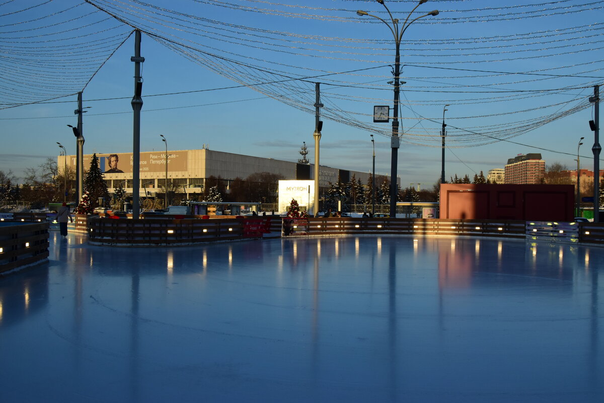 Гладь московского катка. - Наталья Вязигина