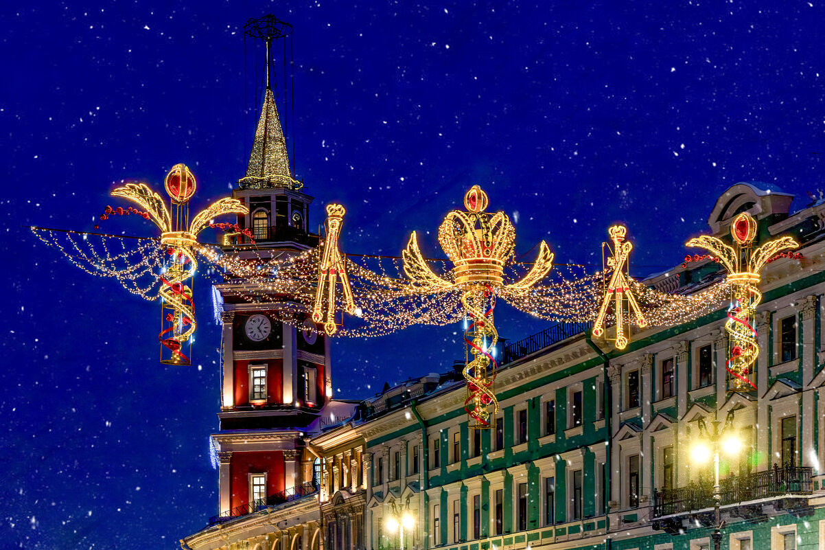 Праздничные украшения на Невском пр. - Виктор Орехов Праздничные украшения на Невском пр. - Виктор Орехов
