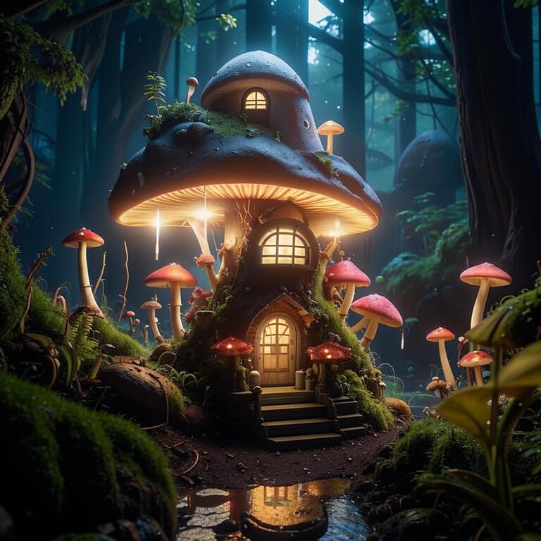 грибной дом. - Mila 