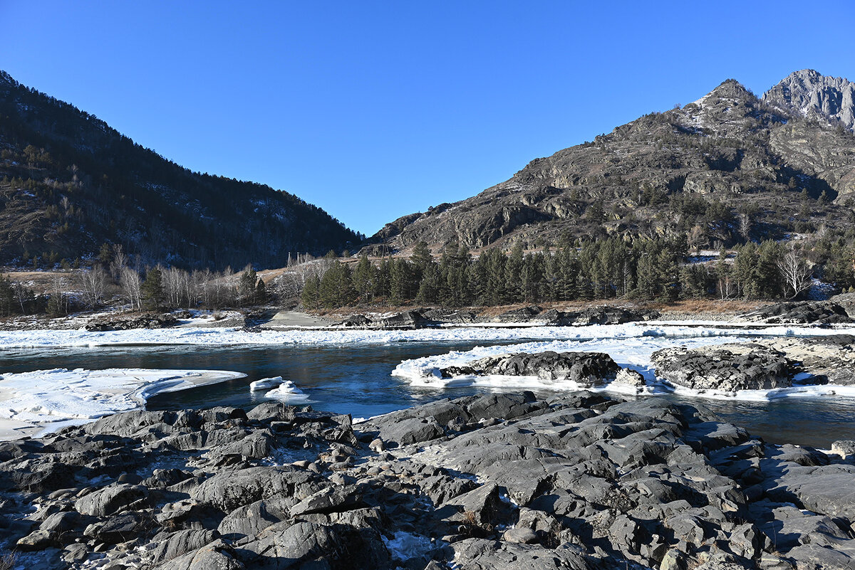 Еландинский порог зимой - Валерий Медведев Еландинский порог зимой - Валерий Медведев