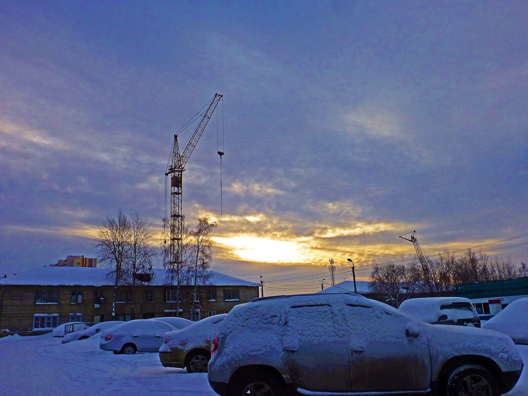 Январь...Утро новостройки! - Владимир Январь...Утро новостройки! - Владимир