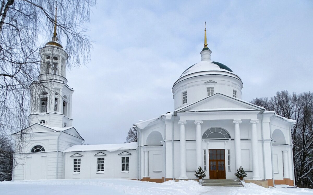Храм Казанской иконы Божией Матери. - Милешкин Владимир Алексеевич Храм Казанской иконы Божией Матери. - Милешкин Владимир Алексеевич