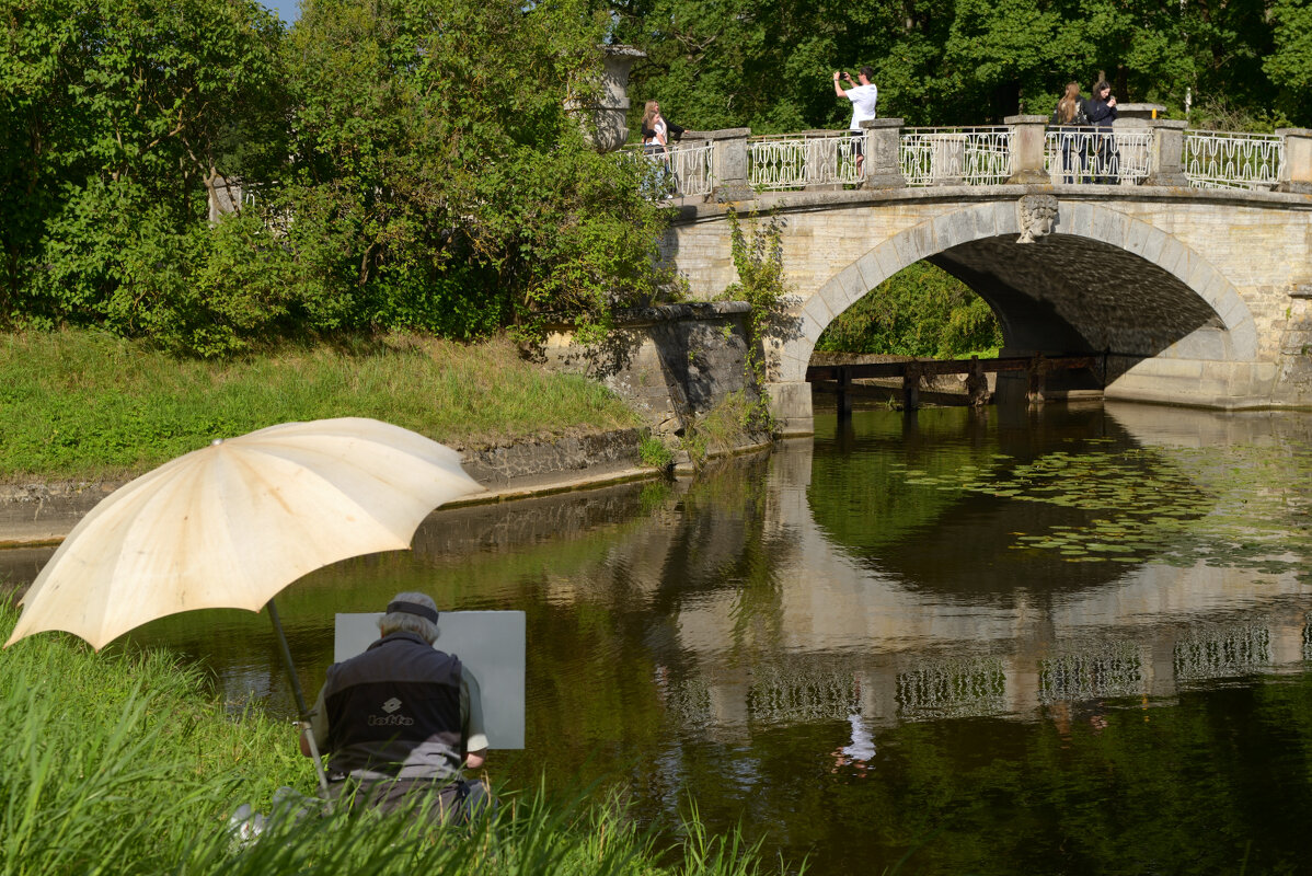 Посетители Гатчинского парка. - Константин Посетители Гатчинского парка. - Константин