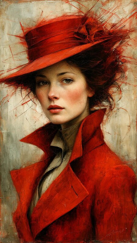 Женщина в красном - Георгий Пичугин