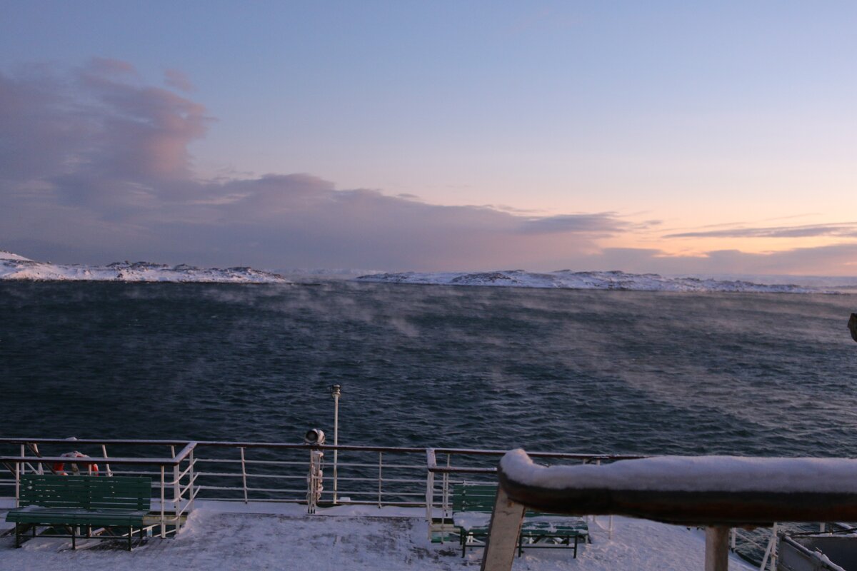 Морозное утро на палубе - Ольга 