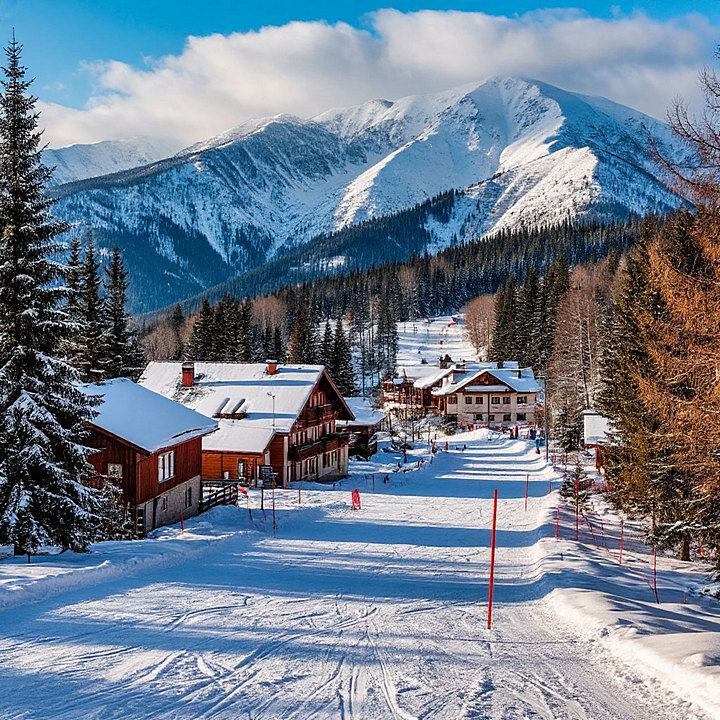 лыжный отдых в горах. - Mila 