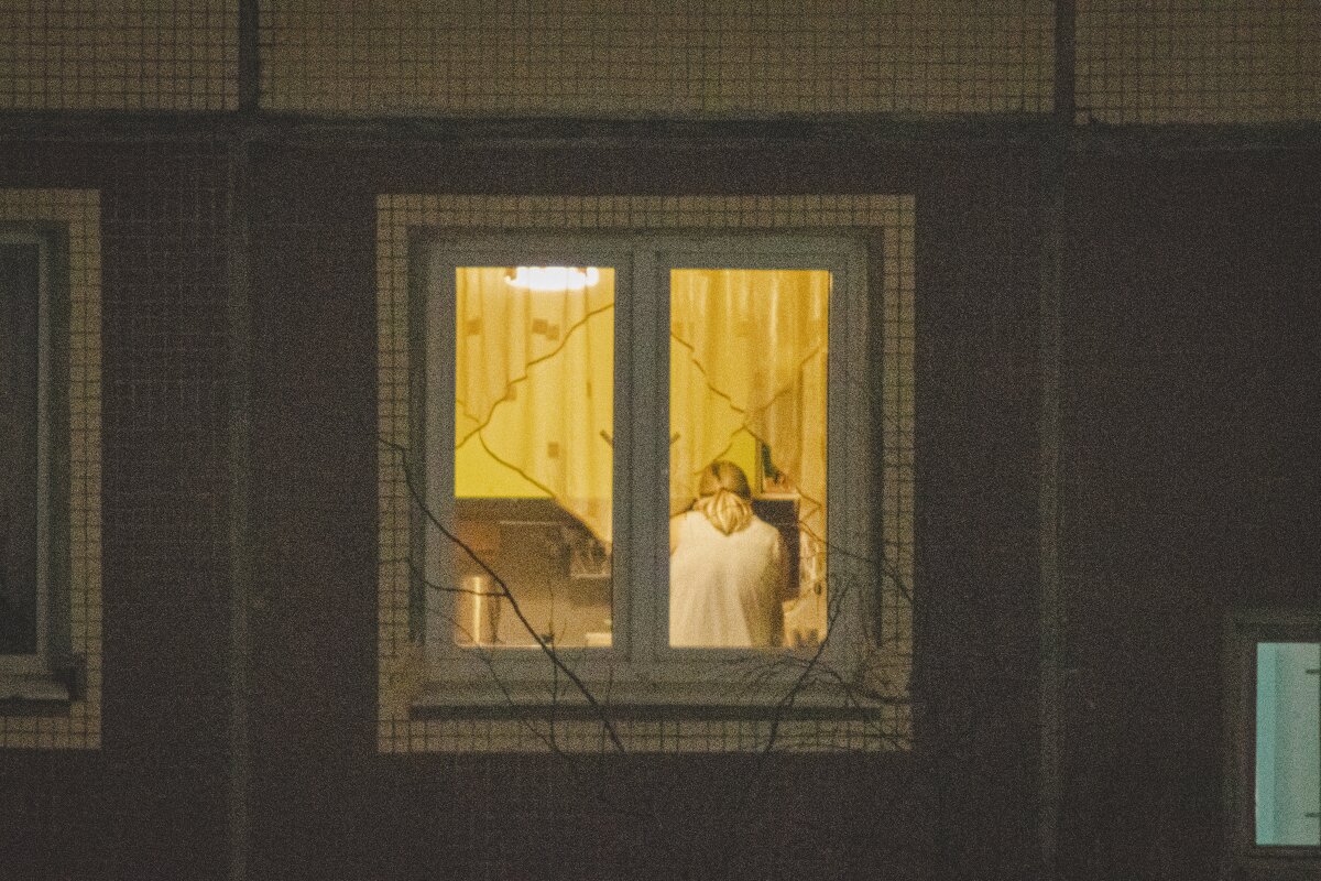 Хозяйка кухни в окне - Илья Шенгелия