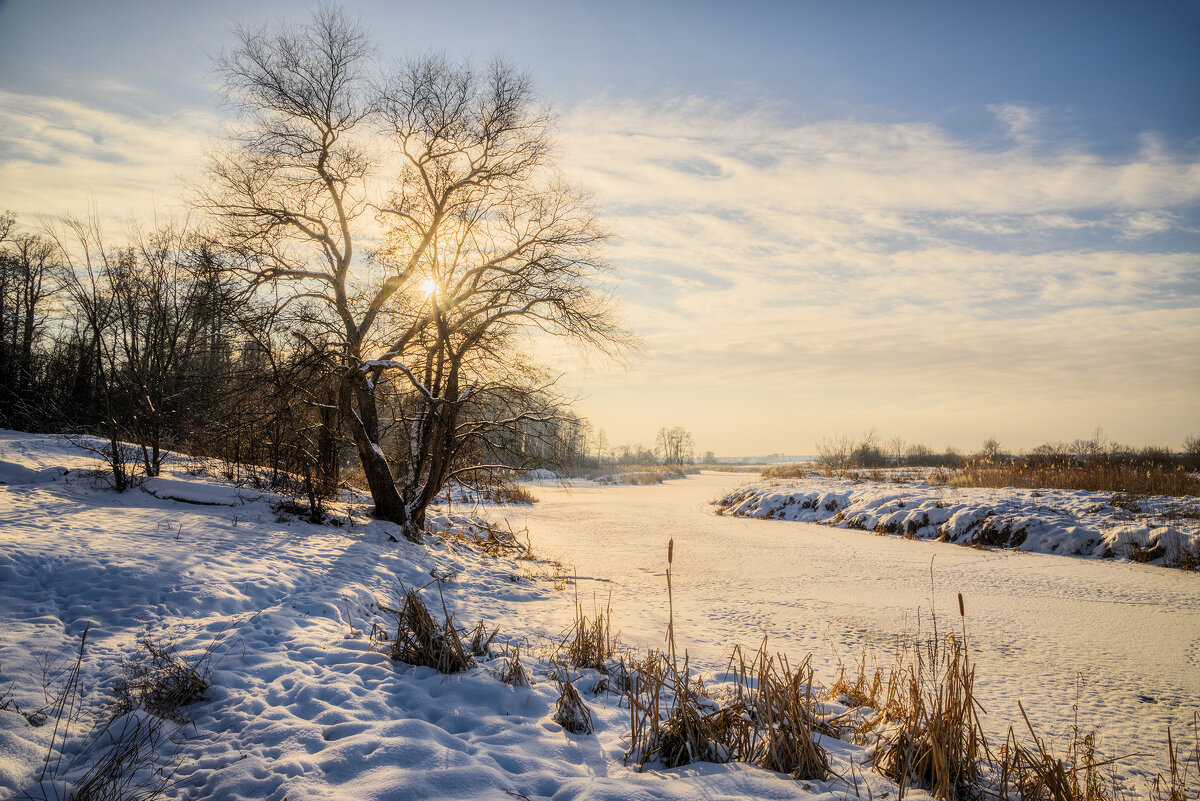 Морозная дымка в лучах зимнего солнца - Валерий VRN
