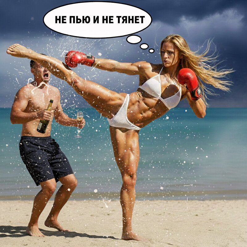 Как угостить девушку на пляже шампанским ) - Александр Деревяшкин