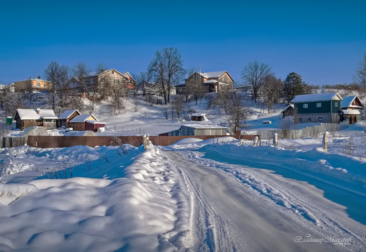 "Через мост на Садовую. Конец января"© - Владимир Макаров