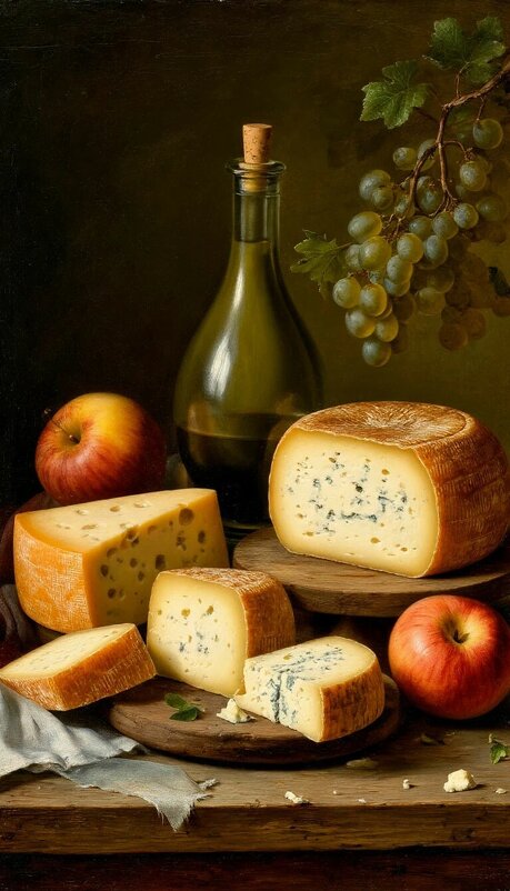 Натюрморт с сыром - Георгий Пичугин