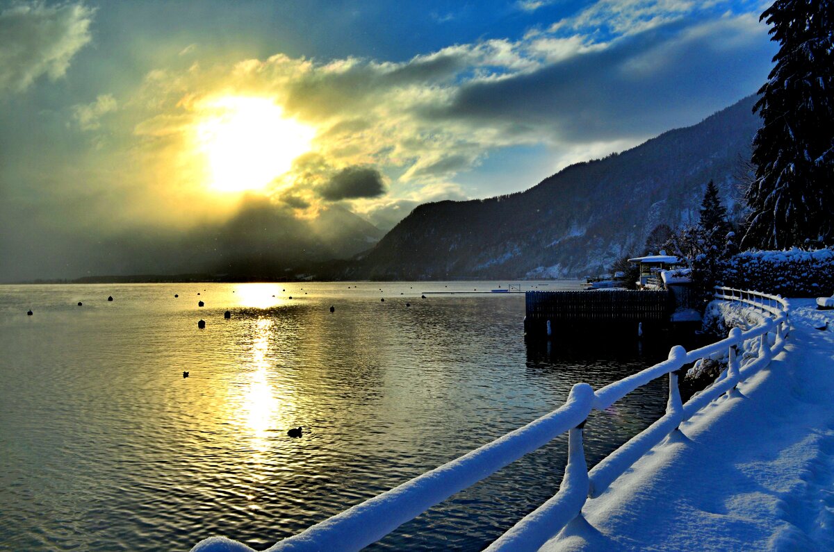 Зимний закат - Евгений Васильев