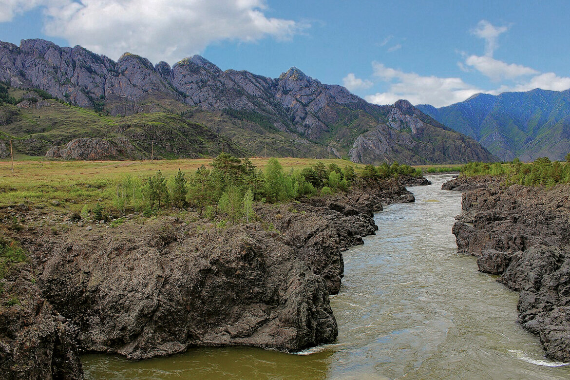 Каменные берега Катуни - елена беликова