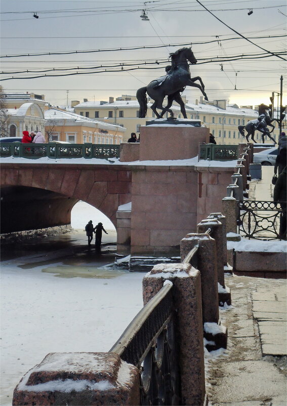 Фонтанка в студёную зимнюю пору - sv.kaschuk 