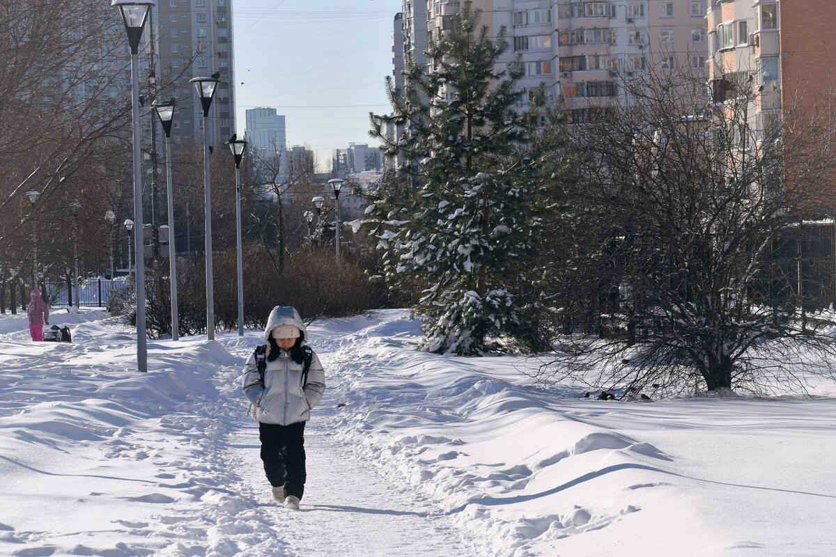 Из школы в плохом настроении. - Татьяна Помогалова