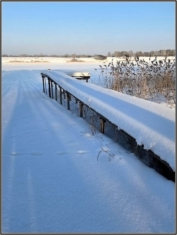 Причал зимой - Ольга Довженко Причал зимой - Ольга Довженко