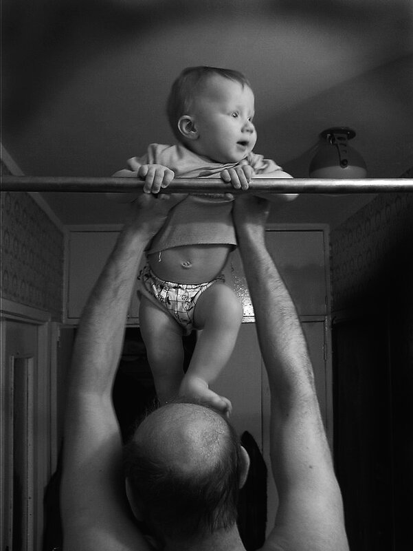 Будущий гимнаст - Владимир Гришин