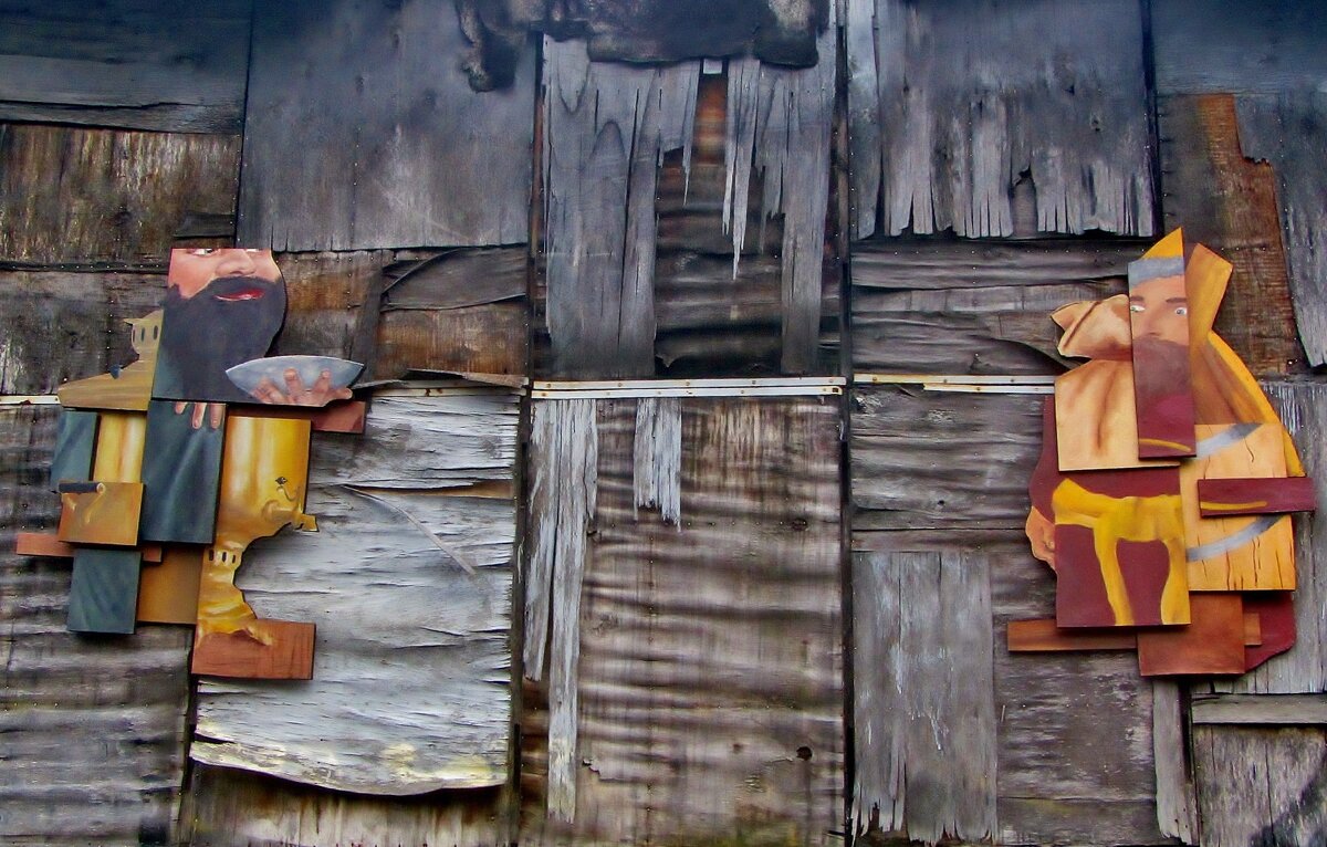 ..коллаж на тему картины "чаепитие в Мытищи".. - galalog galalog