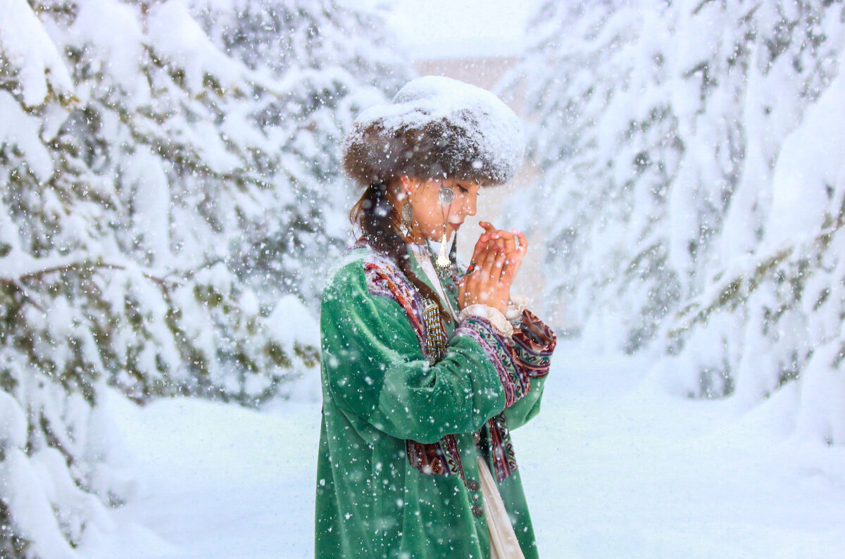 «Ақ қардағы ару» - Алтынбек Картабай 