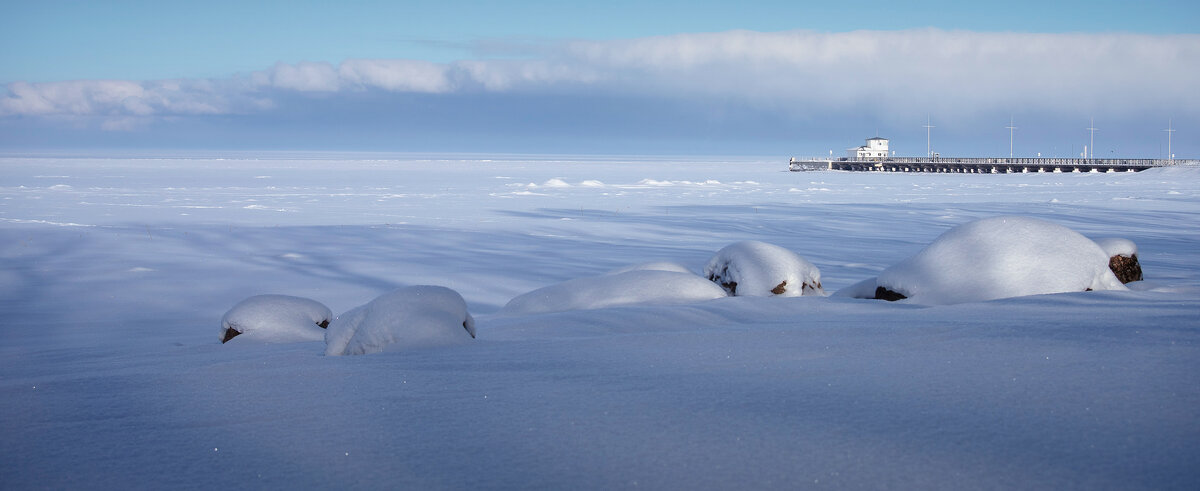Петергоф. Морозное утро на заливе. - Svyatoslav [Artisan] Ph.