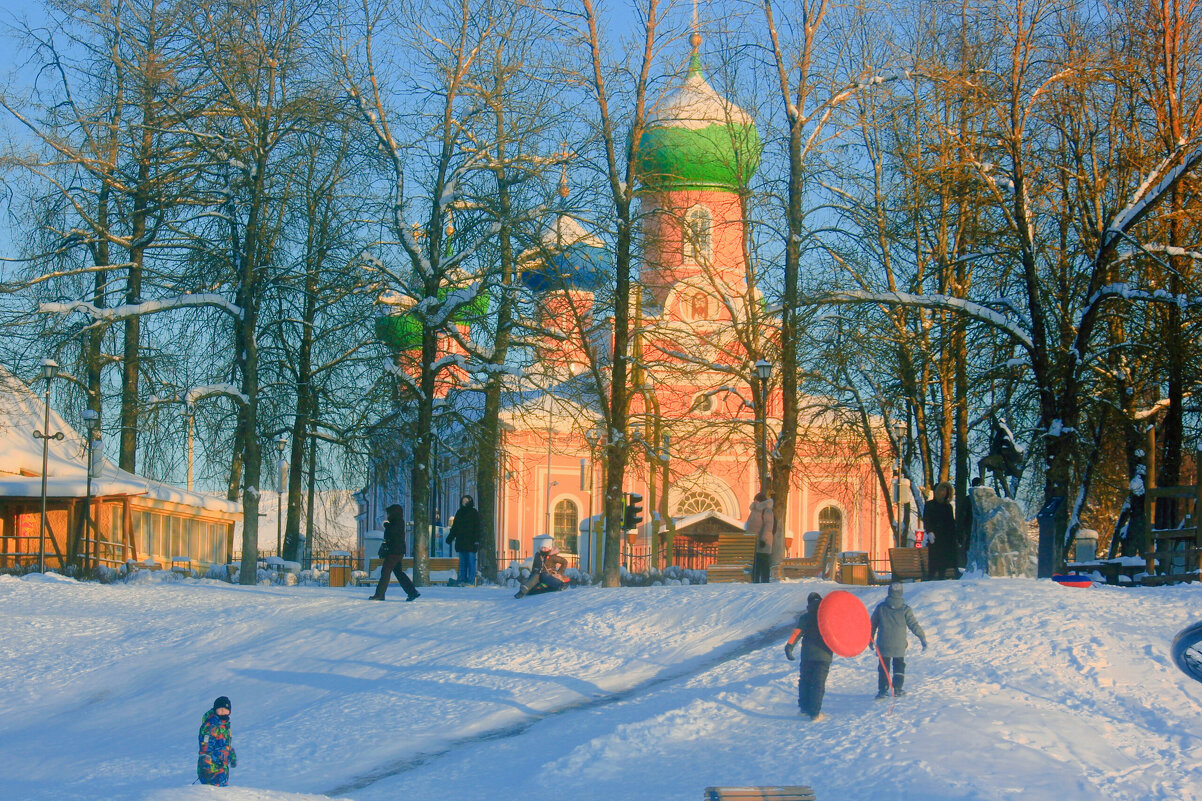 Зимний день в Летнем саду - Сергей Кочнев