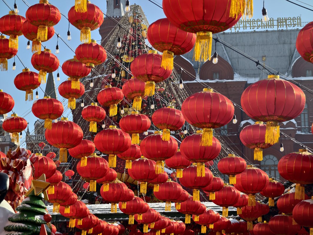 Китайский Новый год на Манежной площади - <<< Наташа >>>