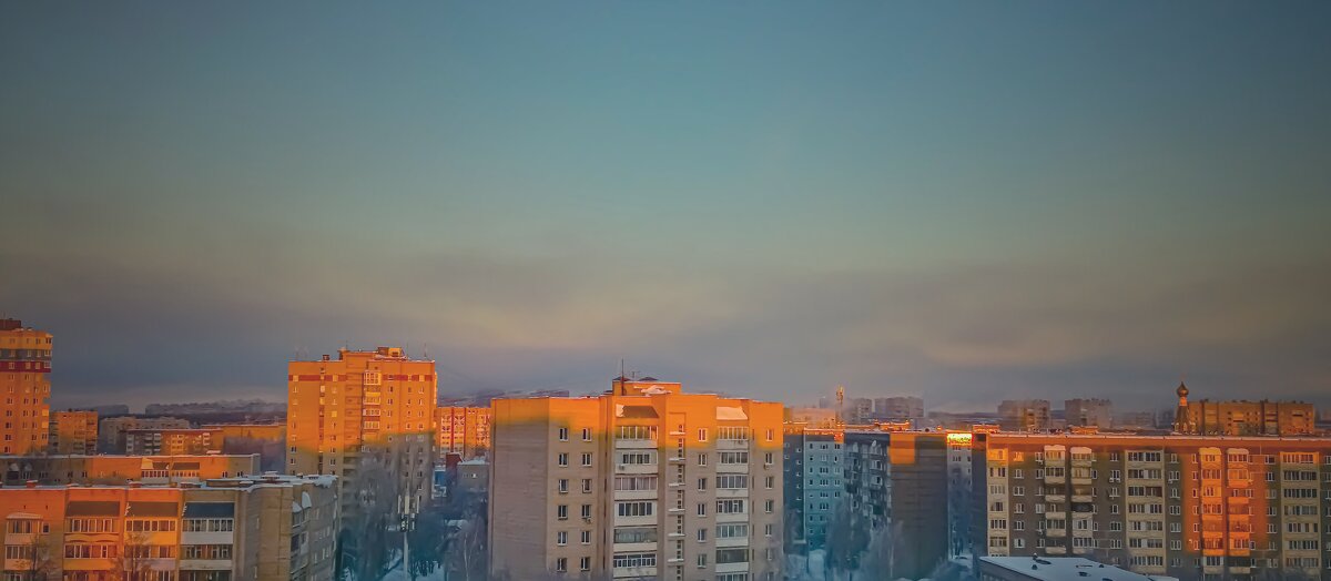 Февральское утро в Ижевске - Леонид Абросимов