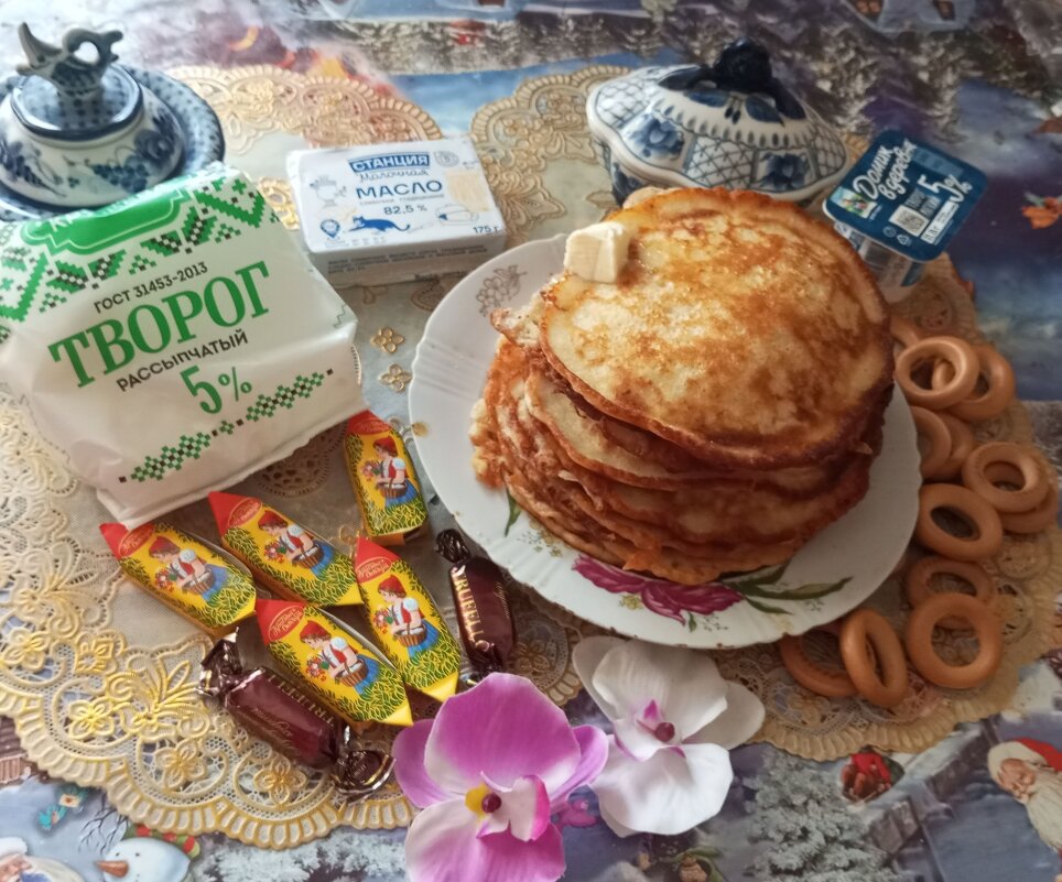 С ШИРОКОЙ МАСЛЕНИЦЕЙ! СЧАСТЬЯ, ЗДОРОВЬЯ, ДОСТАТКА В ДОМ! - Елена Семигина