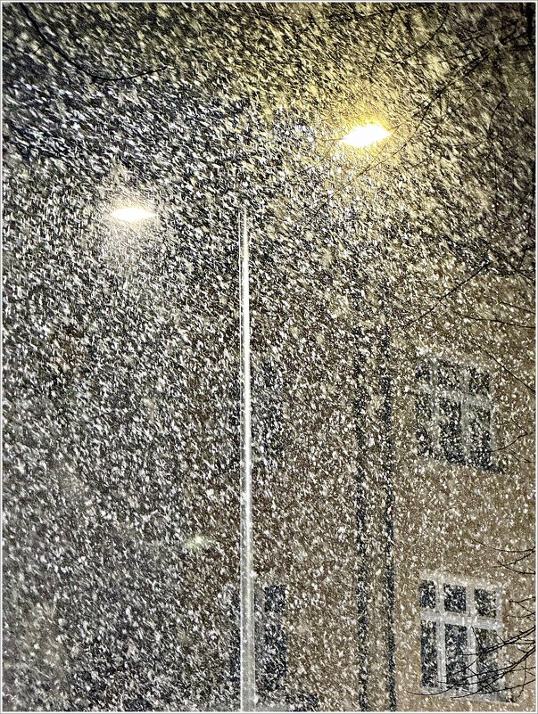 Вечерний снегопад. - Валерия Комова Вечерний снегопад. - Валерия Комова