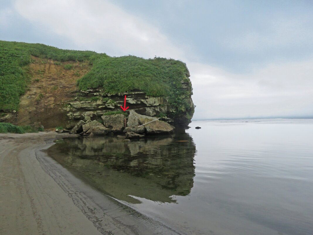 Мы у подножия мыса Крильон.  "Макаровская метка". - ИРЭН@ .
