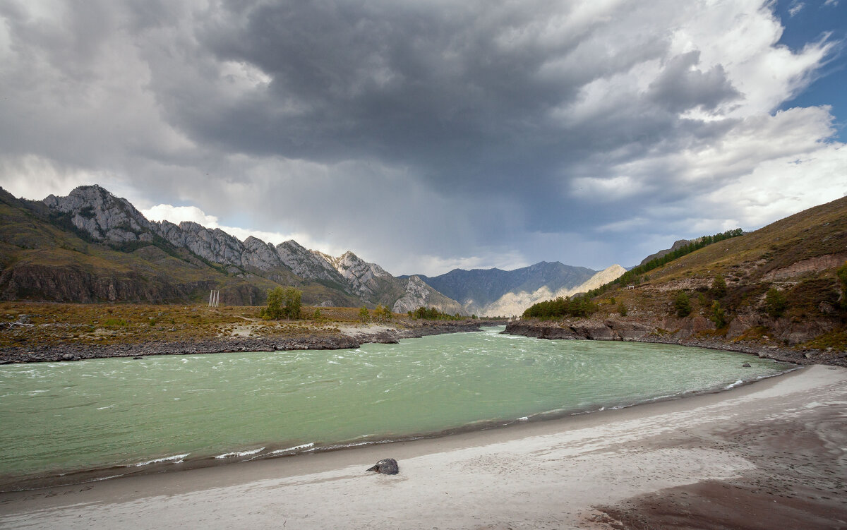 Катунь и грозовые тучи - Антон Лихач