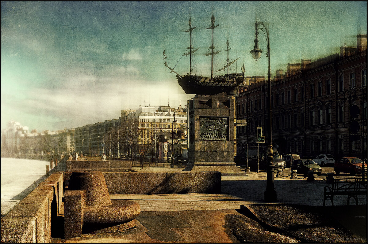 My magic Petersburg_03285_Воскресенская наб, корабль «Полтава» - Станислав Лебединский My magic Petersburg_03285_Воскресенская наб, корабль «Полтава» - Станислав Лебединский