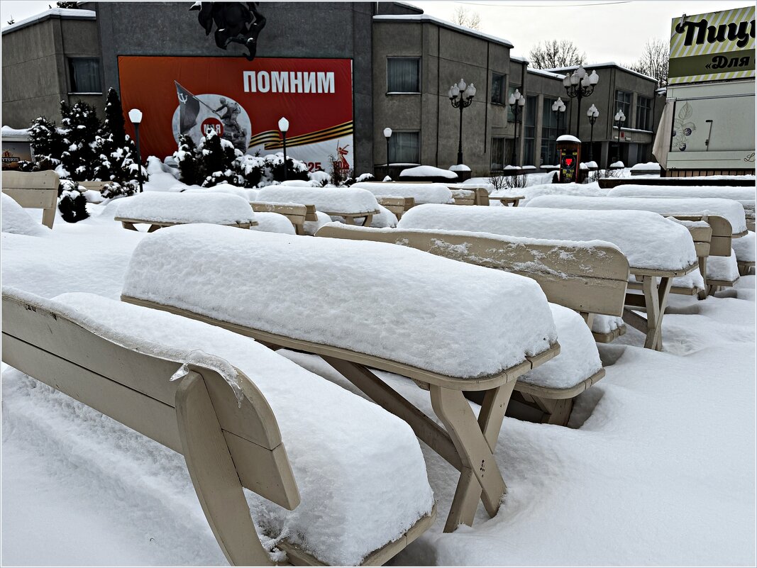 Снежный Светлогорск. - Валерия Комова Снежный Светлогорск. - Валерия Комова