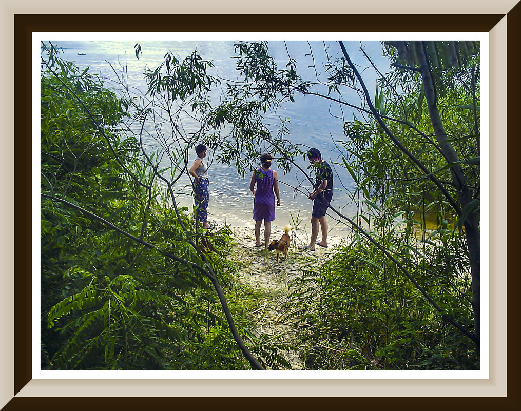 Четверо у водоёма - Владимир Кроливец