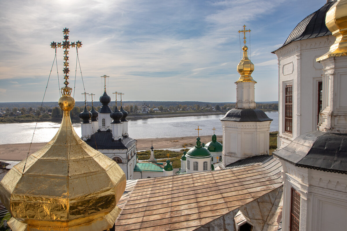 Купола. Соборное дворище. Великий Устюг. - Андрей Дурапов