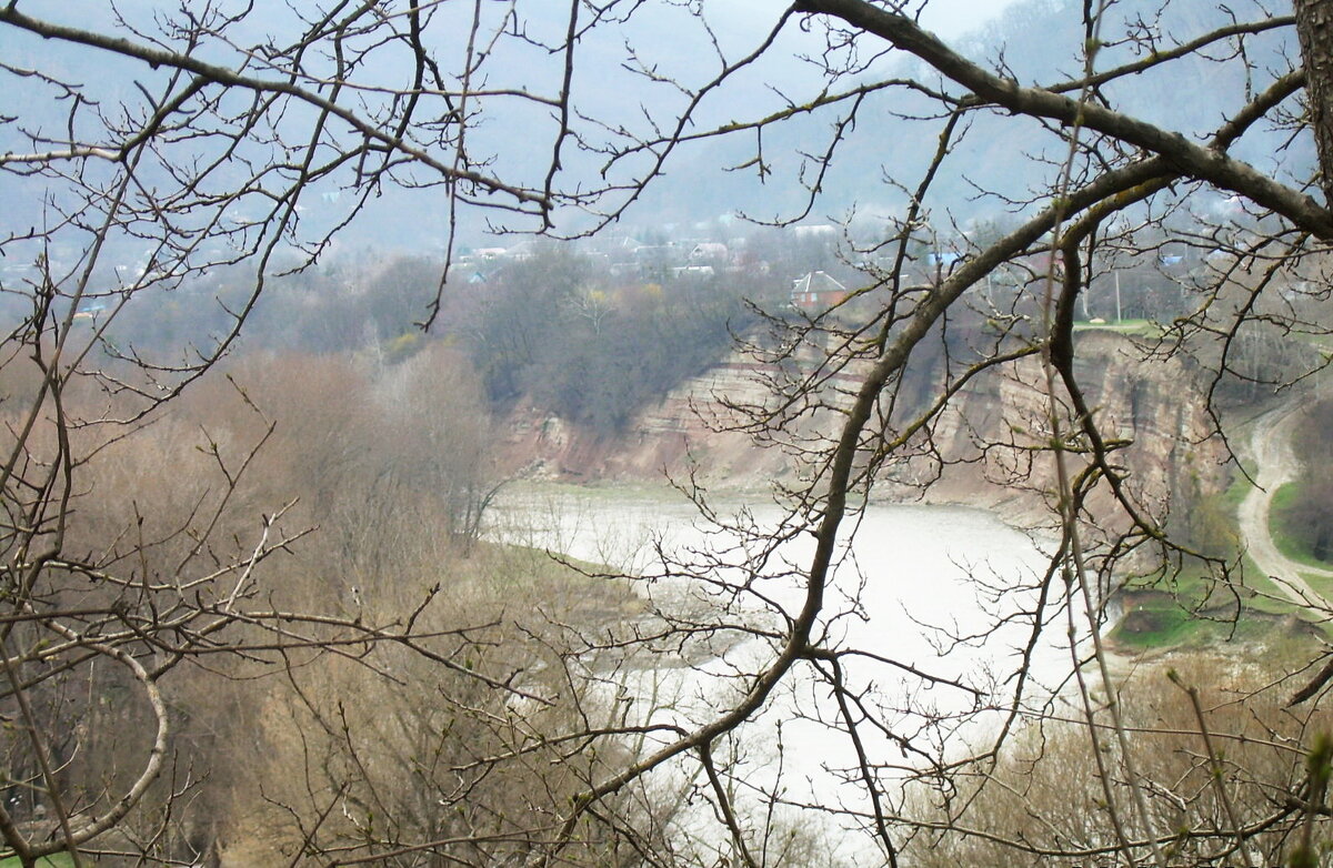 Адыгея. Река Белая в тумане - Татьяна Р 