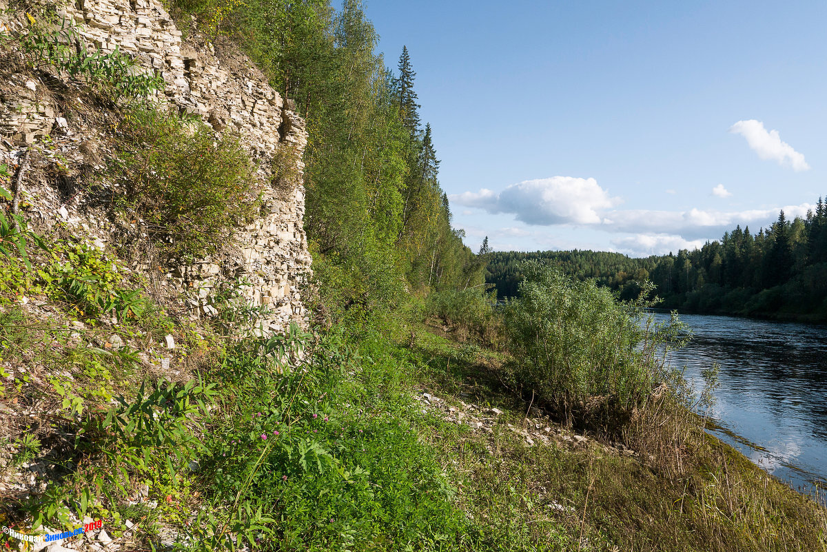 Скальные выходы древнего Тиманского кряжа на реке Ухта. Республика Коми - Николай Зиновьев