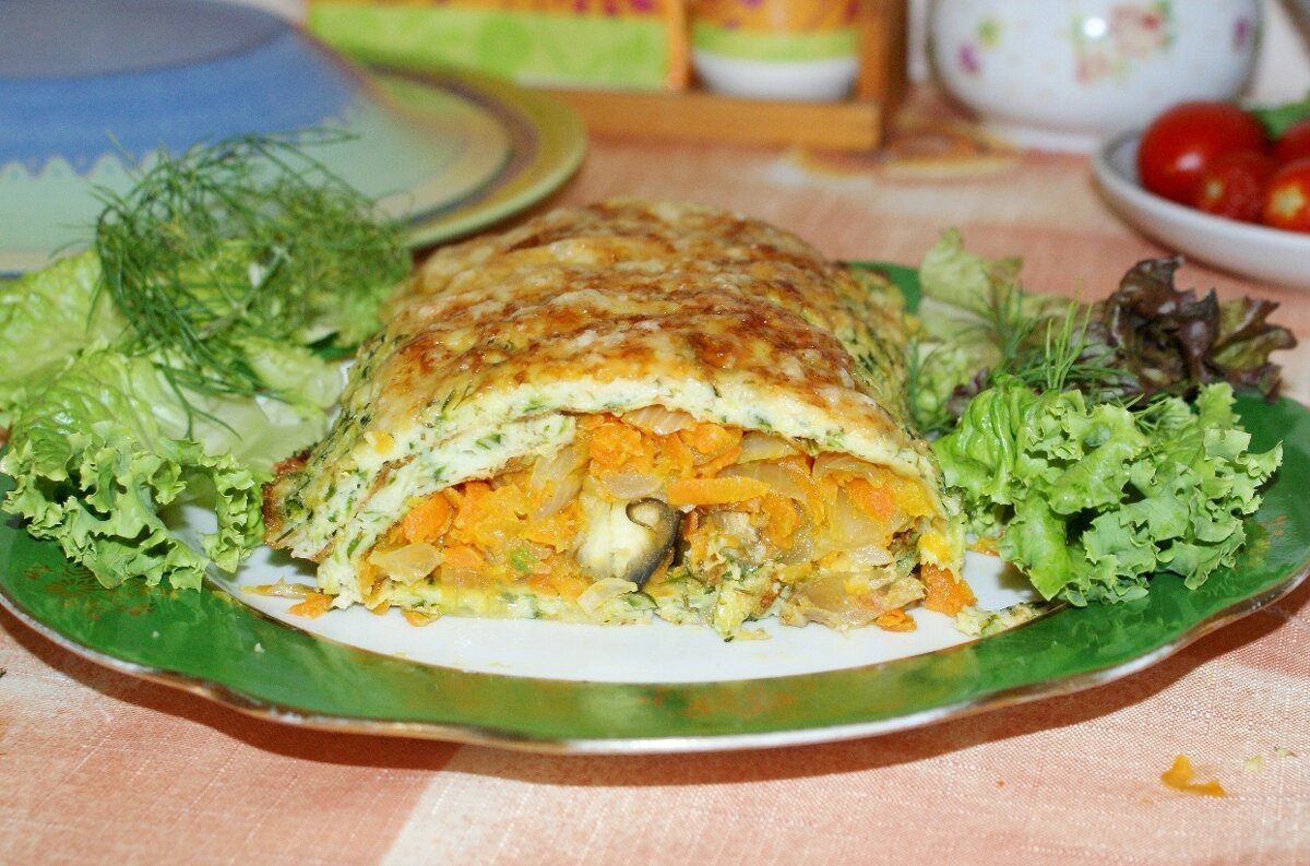 Овощной рулет - Галина Нестратова Овощной рулет - Галина Нестратова