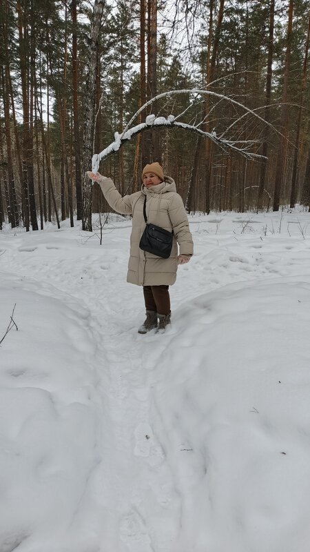 Поддержка берёзовой ветки . - Мила Бовкун