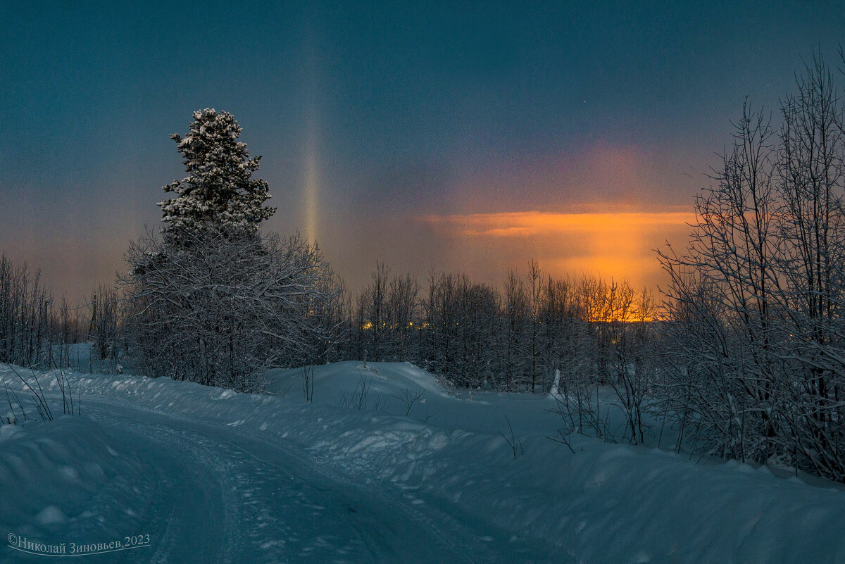 Морозные окрестности Ухты - Николай Зиновьев