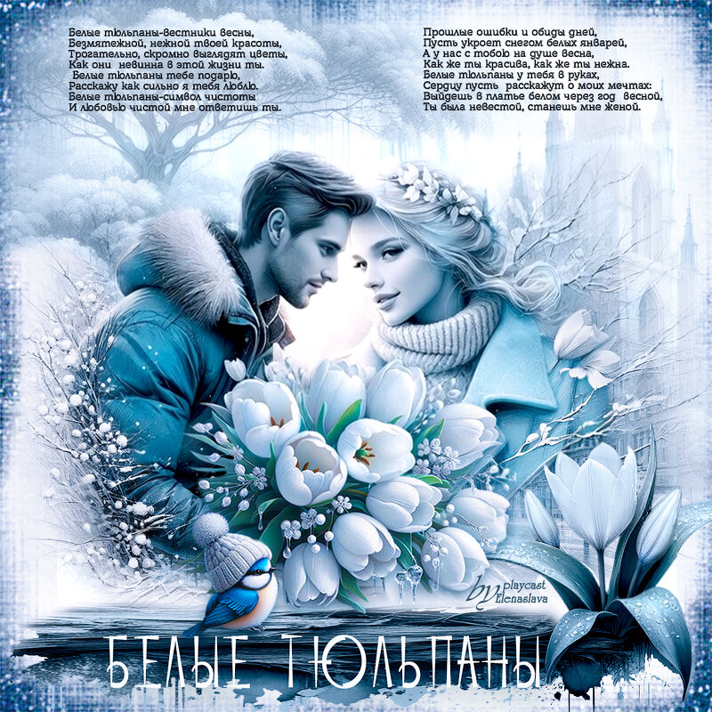 Белые тюльпаны... - elenaslava 