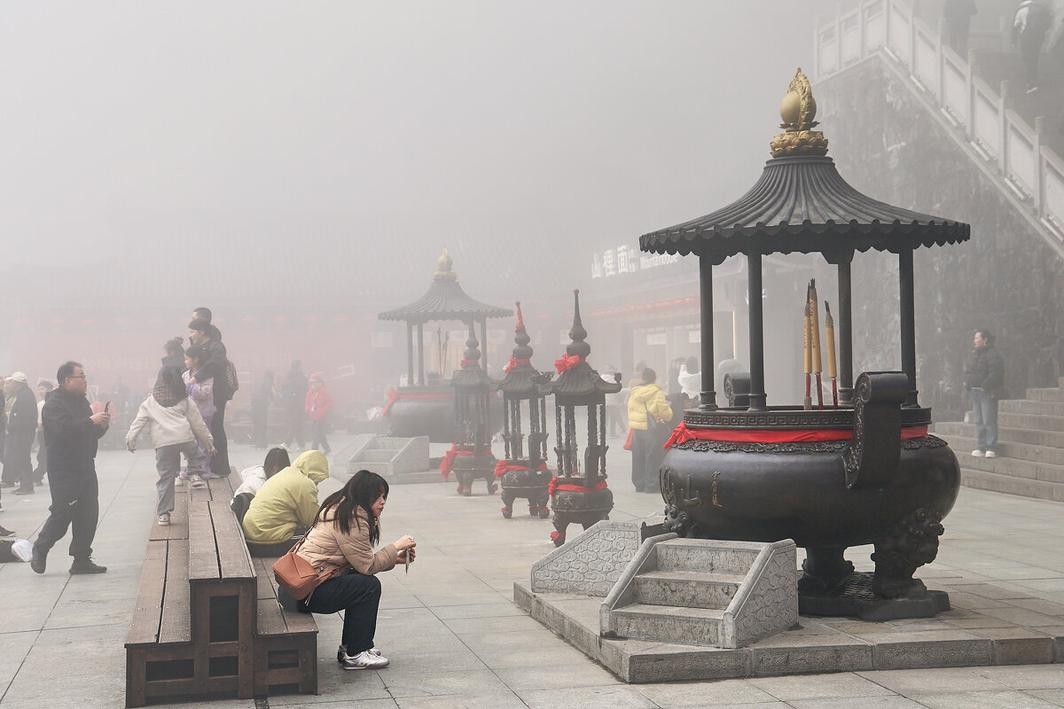 на горе Тяньмэнь (Китай) - Андрей Город