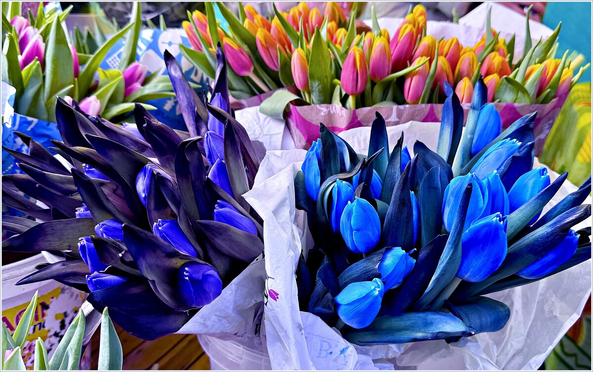 Праздничные букеты. - Валерия Комова