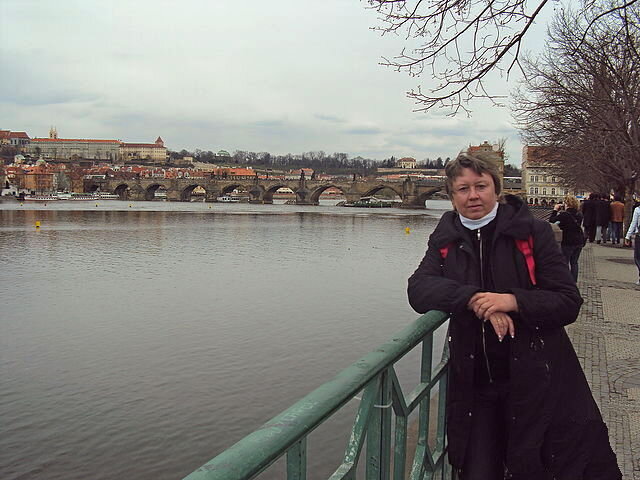 Прага. Набережная реки Влтава - Tata Wolf