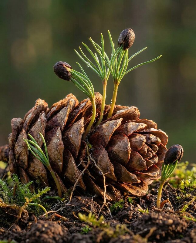 Кедровая шишка весной - Лилия 