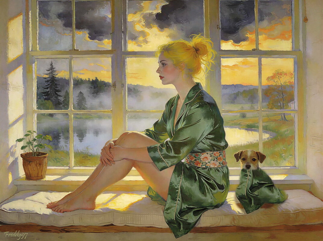 Любуясь вечерним пейзажем... - Freddy 97