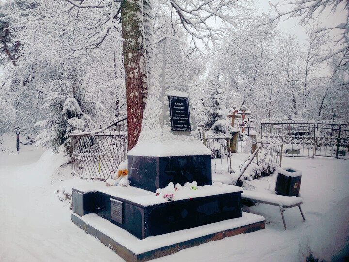 Зимний день на погосте - Сергей Кочнев