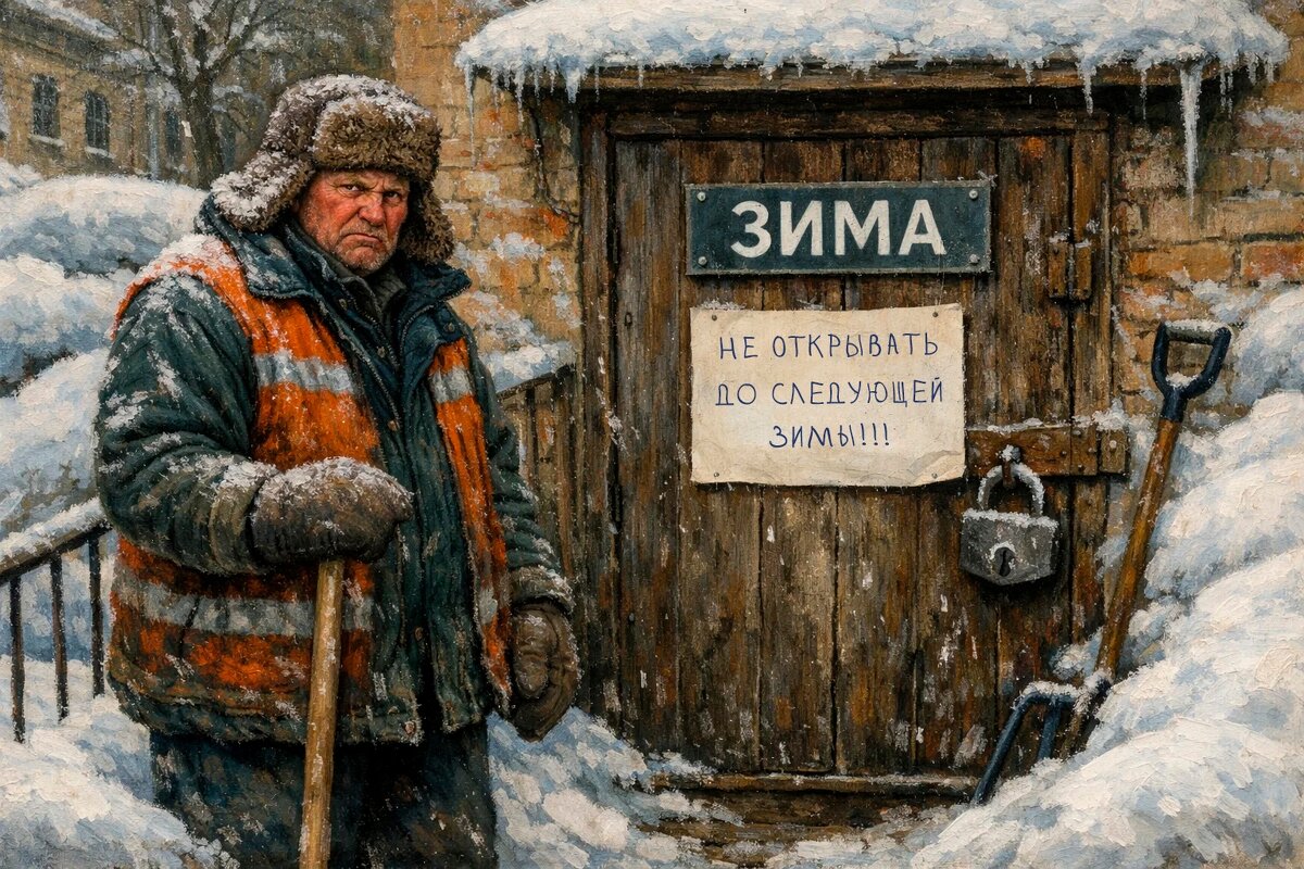 "Сердитый дворник" - Денис Бочкарёв