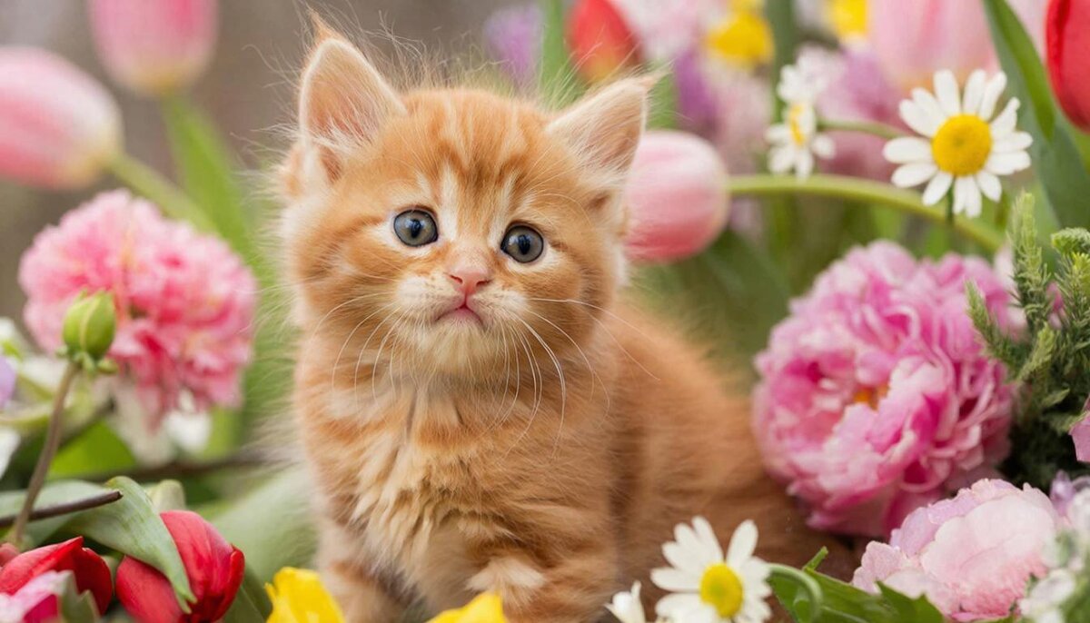 животные и цветы - МАРИЯ ПОПОВА