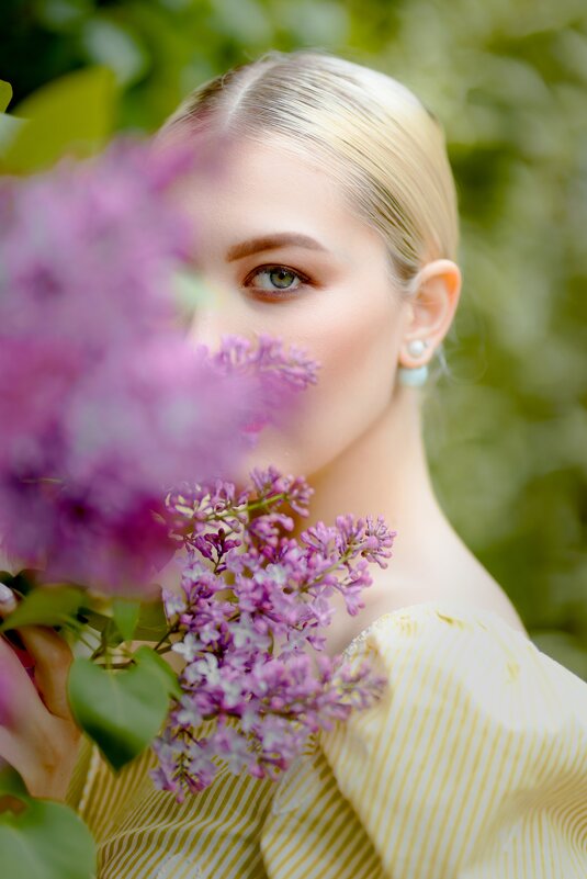 Весенний портрет | Портрет с цветами - Рамиль Газизов